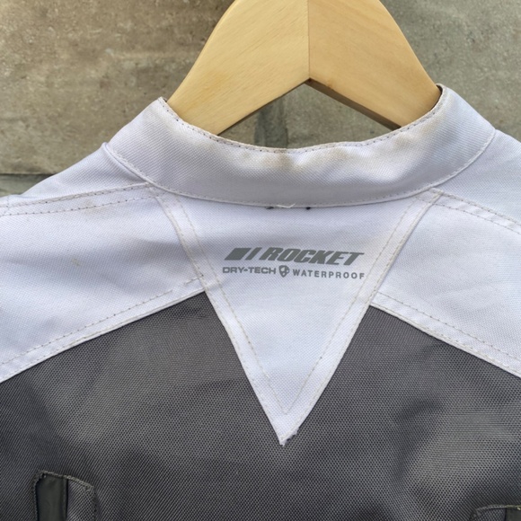 Joe Rocket Women's Victoria Textile Motorcycle Jacket Grey & White XS - Picture 10 of 14